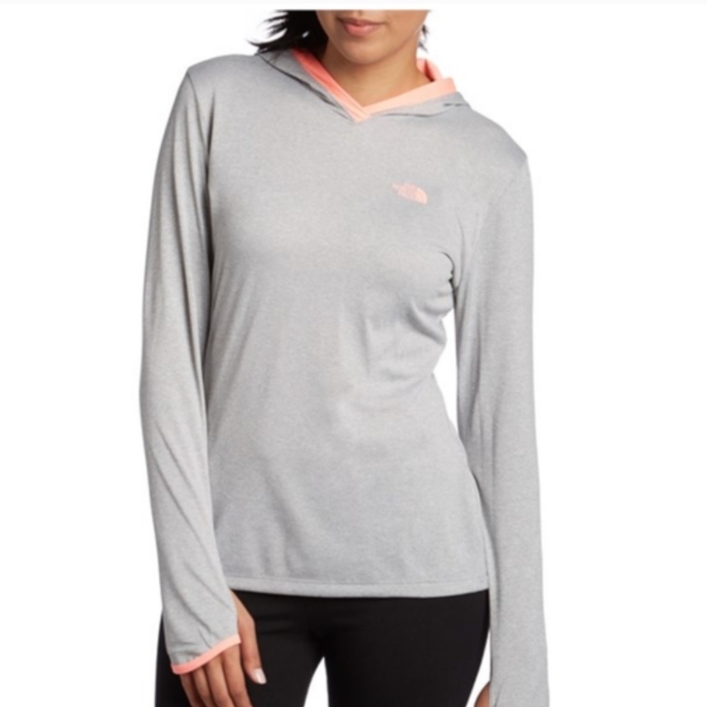 The North Face - Long Sleeve Hoodie with contrasting trim